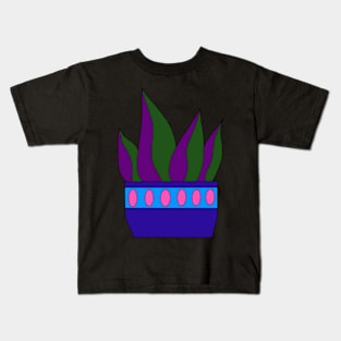 Cute Cactus Design #23: Space Tentacle Succulent Kids T-Shirt